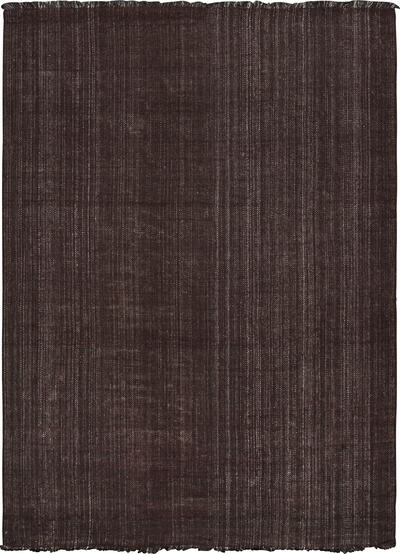 MODERN DHURRIE - AUBERGINE | WOVEN